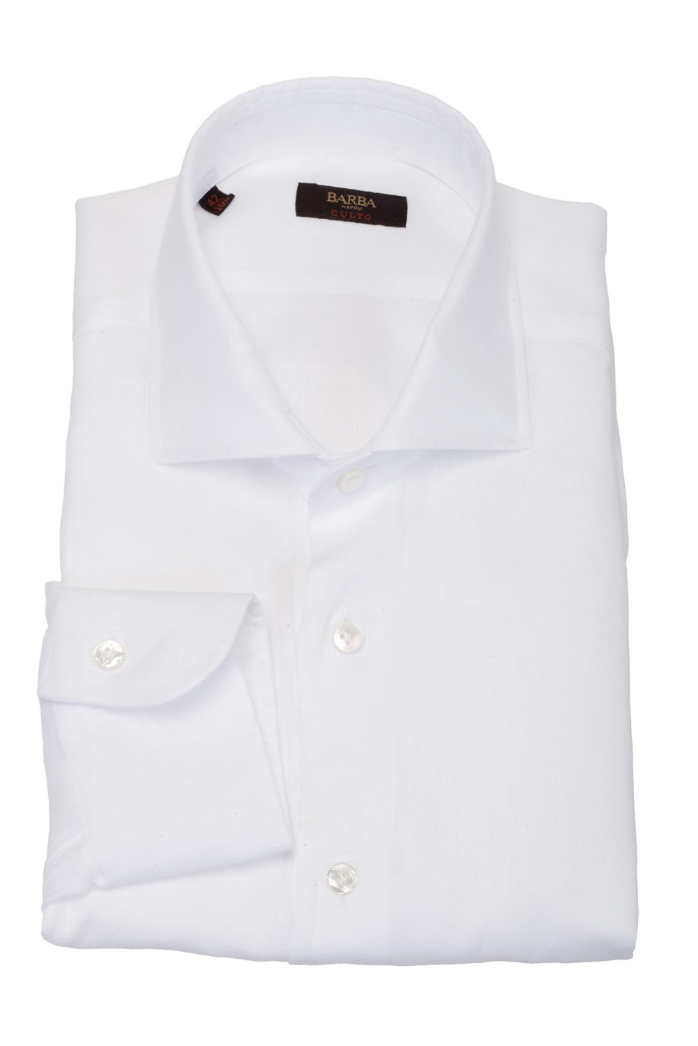 shop BARBA Saldi Camicia: Barba camicia in lino.
Colletto alla francese. 
Slim fit. 
Composizione: 100% Lino.
Fabbricato in Italia.. 40146 K1 U02-1 number 3933344